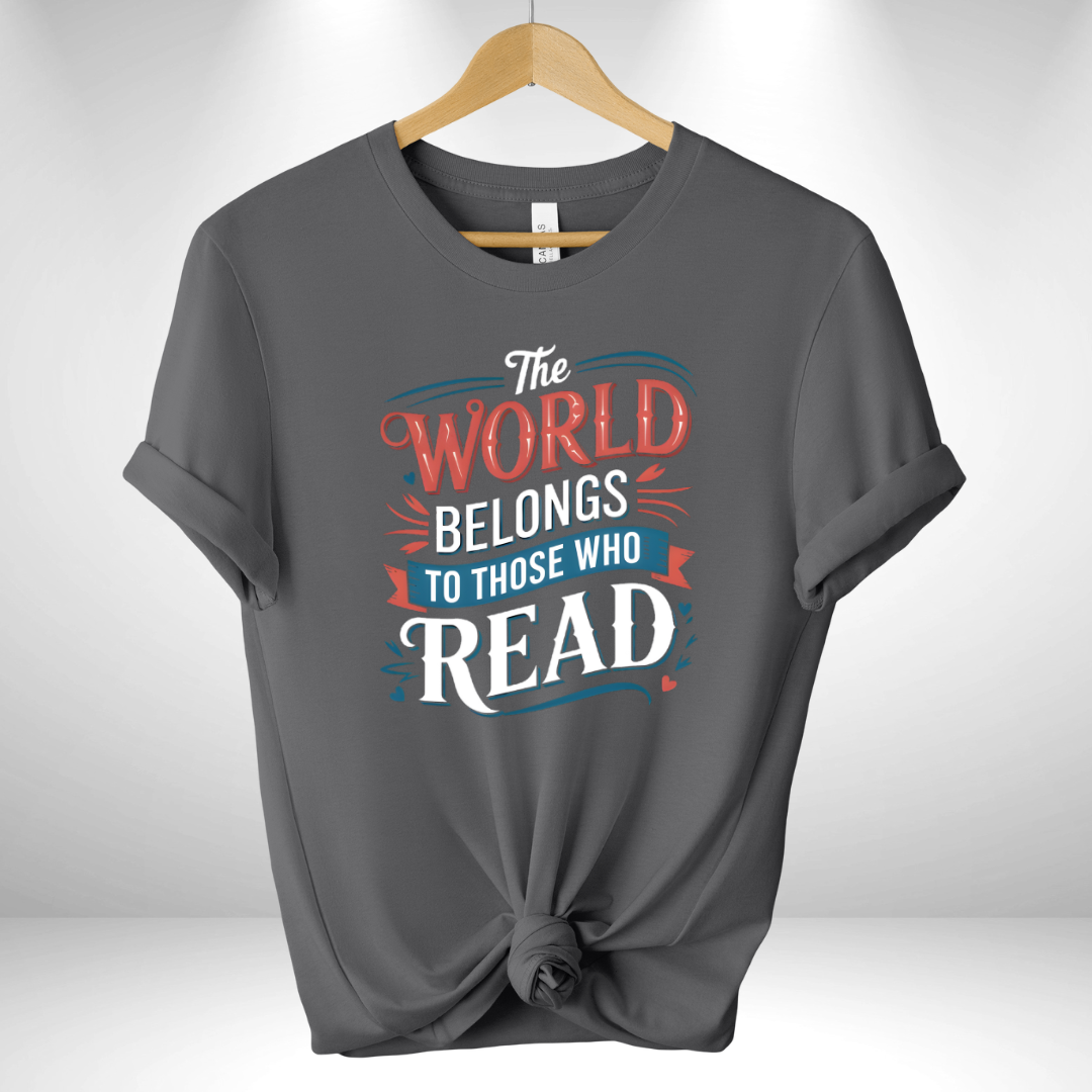 The world belongs to people read Tee