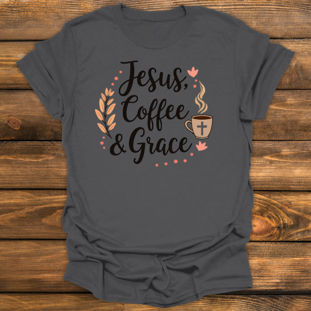 Jesus coffee & grace Tee