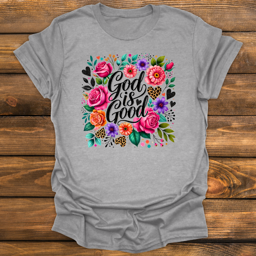 God is good floral Tee
