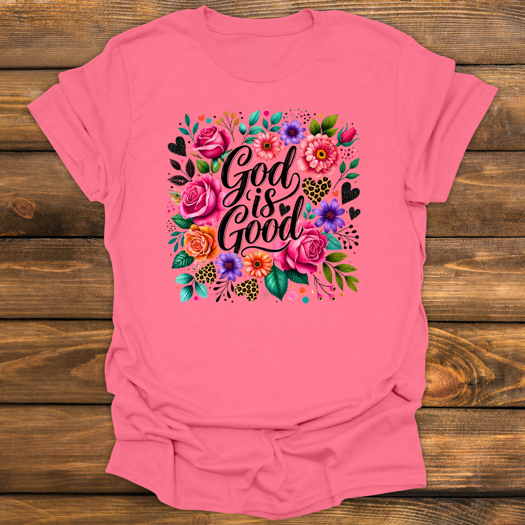 God is good floral Tee