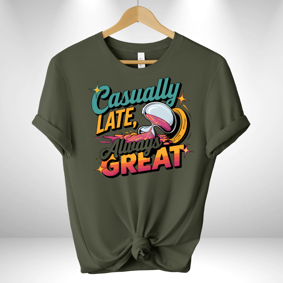 Casually late always Great Tee