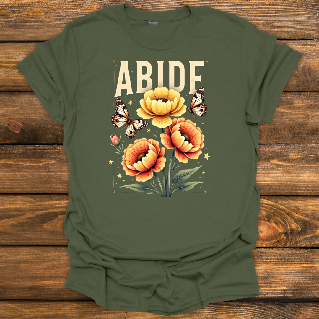 Abide Floral Tee