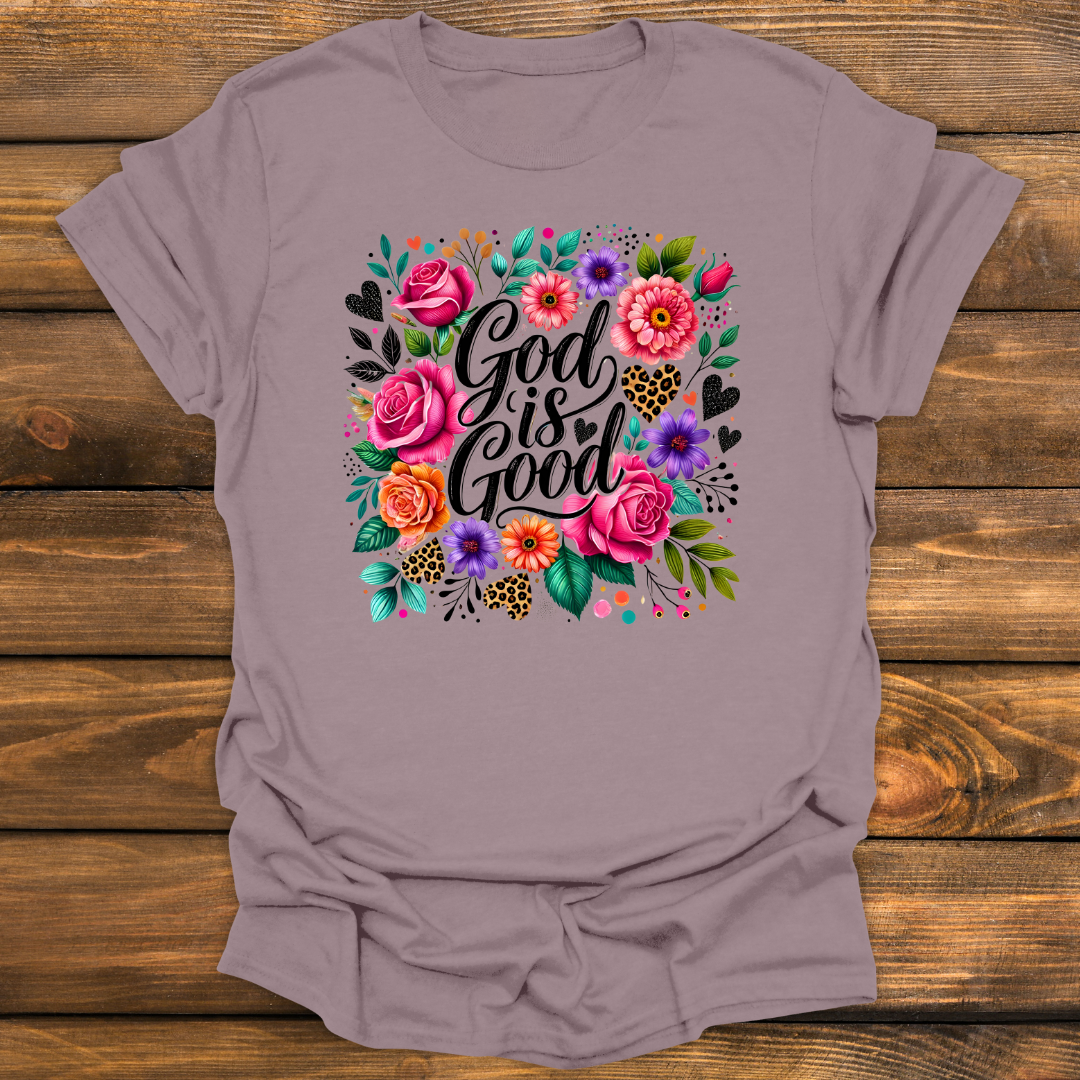 God is good floral Tee