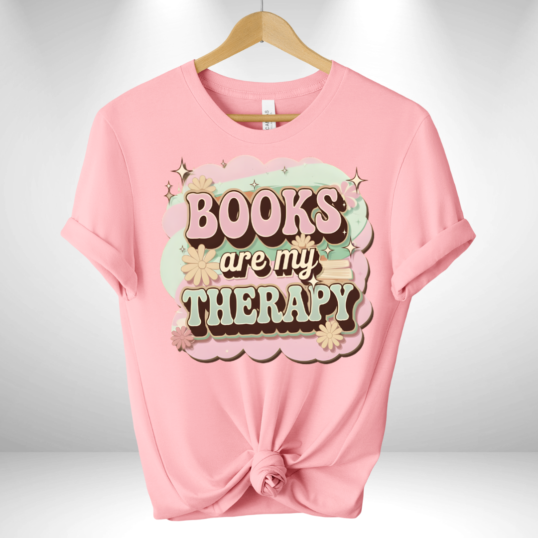 Books are my therapy Tee