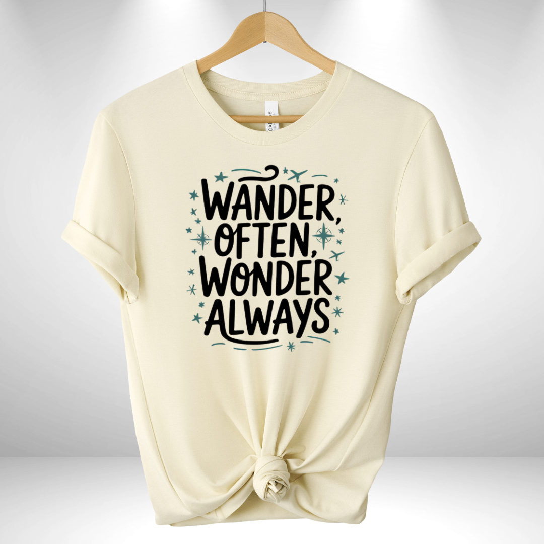 Wander often Wonder Always Tee