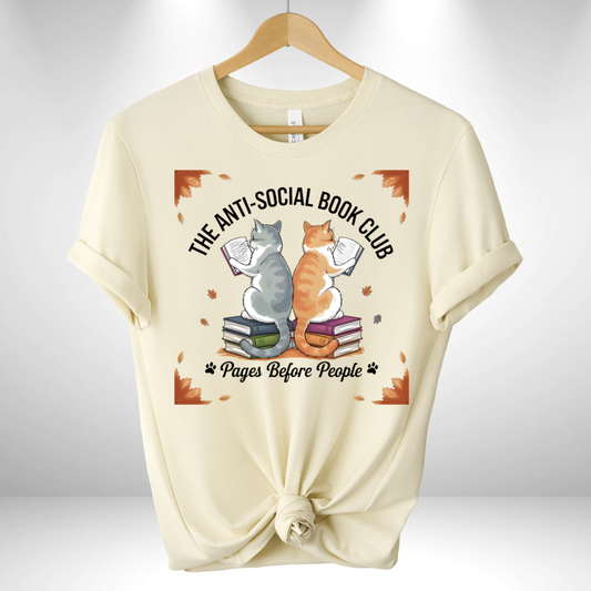 The Anti-social book club Tee